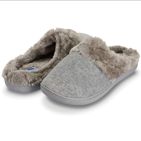 Floopi Shoes - Floopi Fur Lined Clog Slipper W/Memory Foam size M